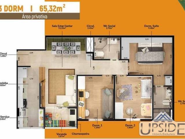 #1109 - Apartamento para Venda em São José dos Campos - SP - 1