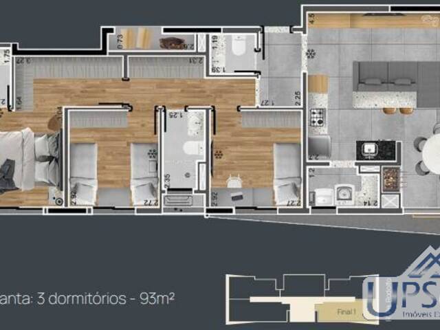 #1041 - Apartamento para Venda em São José dos Campos - SP - 1