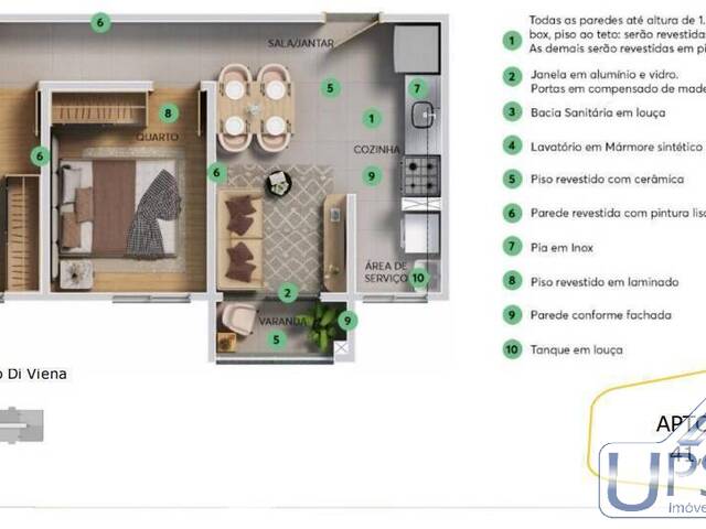 #1073 - Apartamento para Venda em São José dos Campos - SP - 1