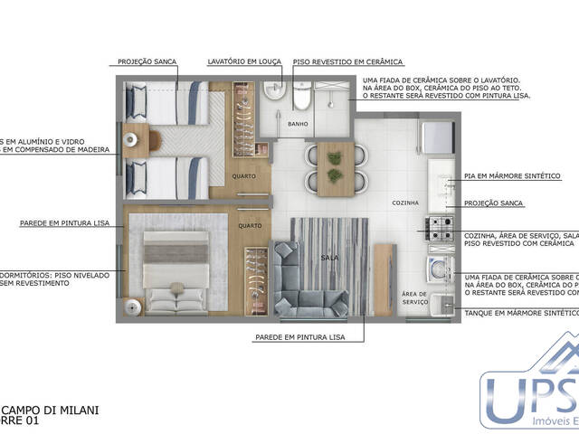 #1075 - Apartamento para Venda em São José dos Campos - SP - 1