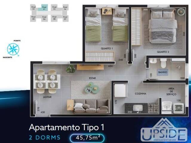 #1179 - Apartamento para Venda em São José dos Campos - SP - 3